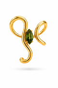 Fendleigh Laurelle Capri wave ring in 18K gold finish