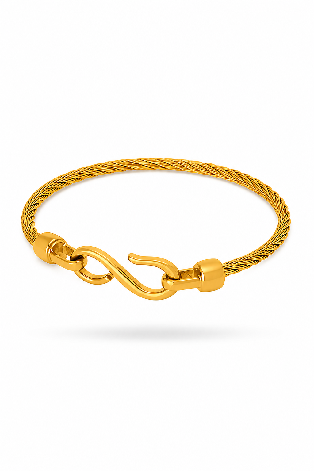 Fendleigh Laurelle Gianna infinity bracelet in 18K gold finish