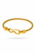 Fendleigh Laurelle Gianna infinity bracelet in 18K gold finish