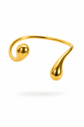 Fendleigh Laurelle Giselle signature statement cuff in 18K gold finish