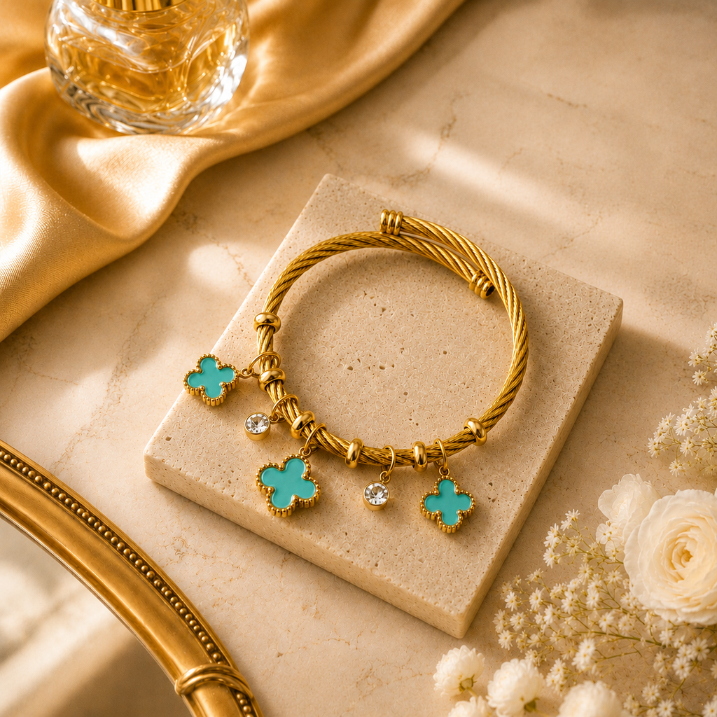 Fendleigh Laurelle Portia Fleuré motif bracelet alternate view