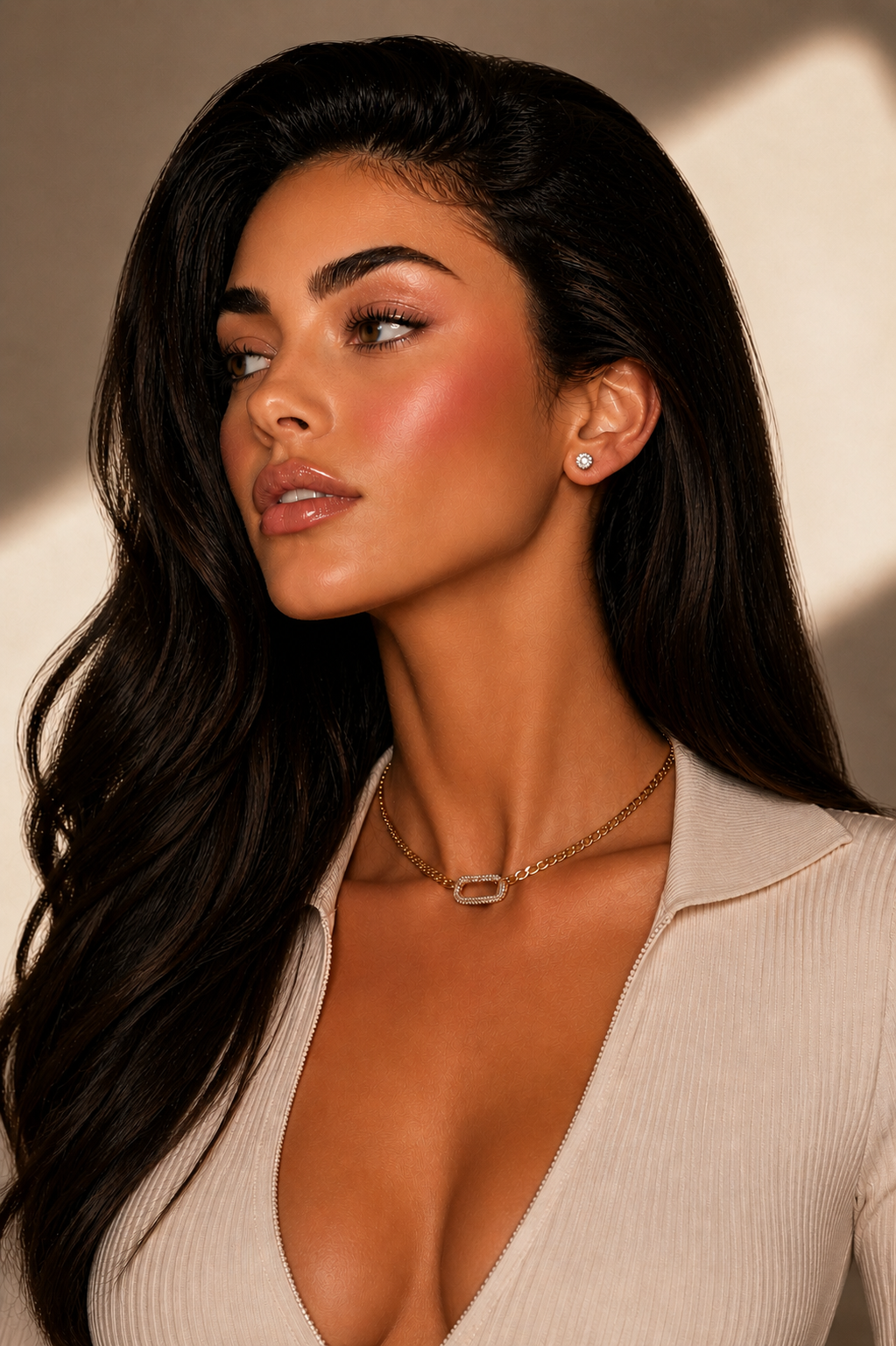 Fendleigh Laurelle Signature Sparkle necklace alternate angle