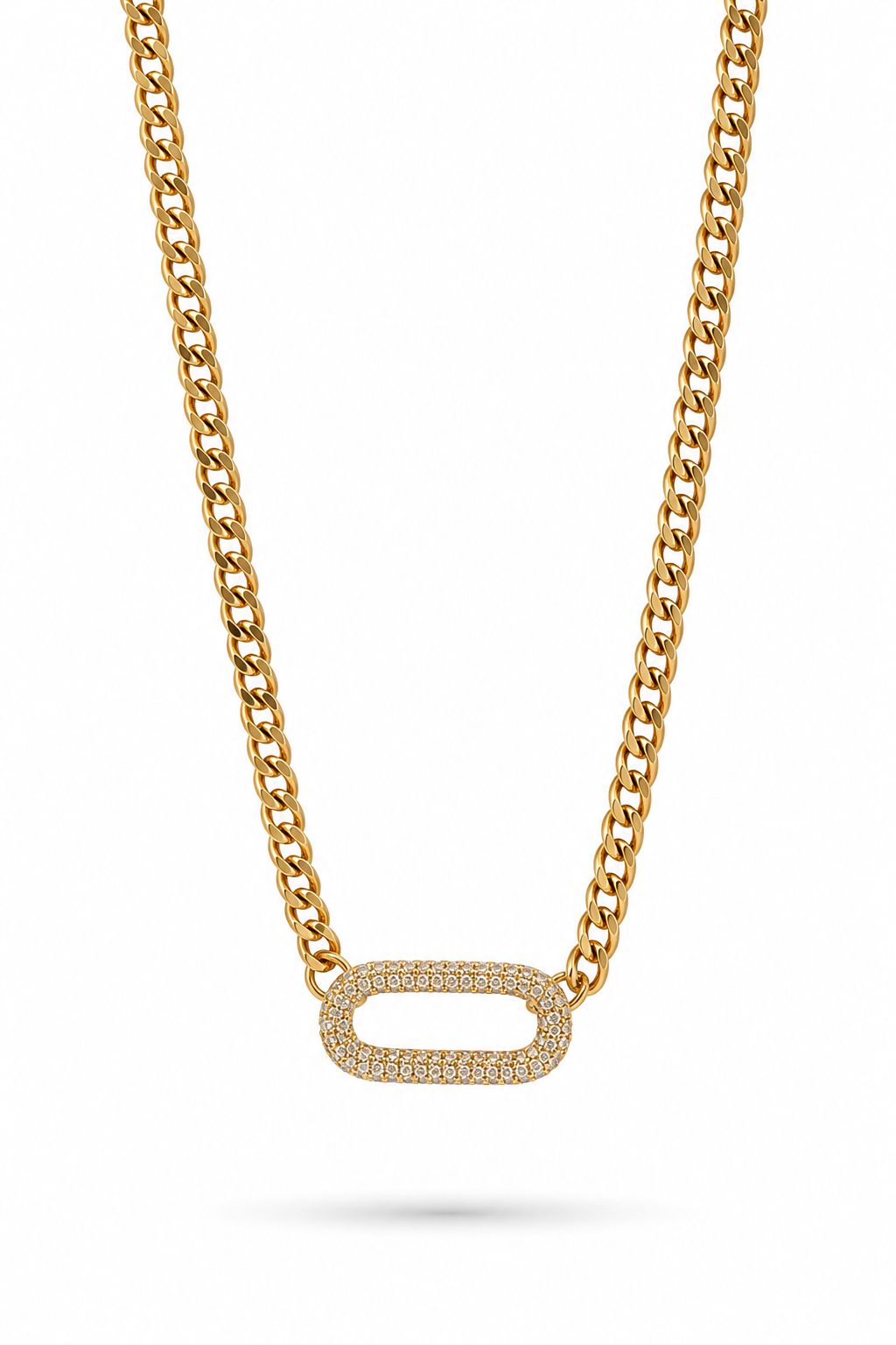 Fendleigh Laurelle Signature Sparkle necklace product flat lay