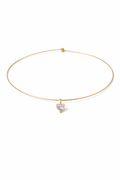 Fendleigh Laurelle Vanessa Heart choker necklace with zircon pendant